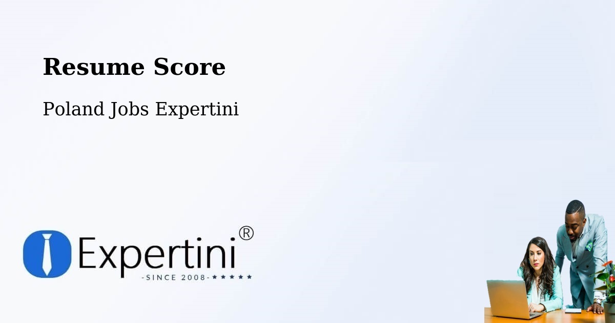 Resume Score & Job Description Match Tool – Murcki - Poland Jobs Expertini